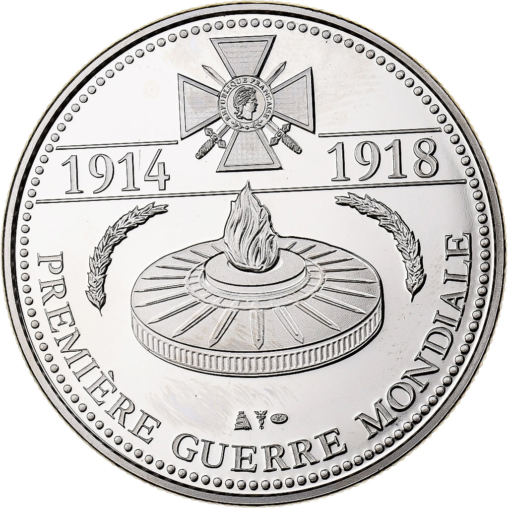 Francja, medal, Centenaire de la Grande Guerre, 2014, Miedź-Nikiel, MS(65-70)
