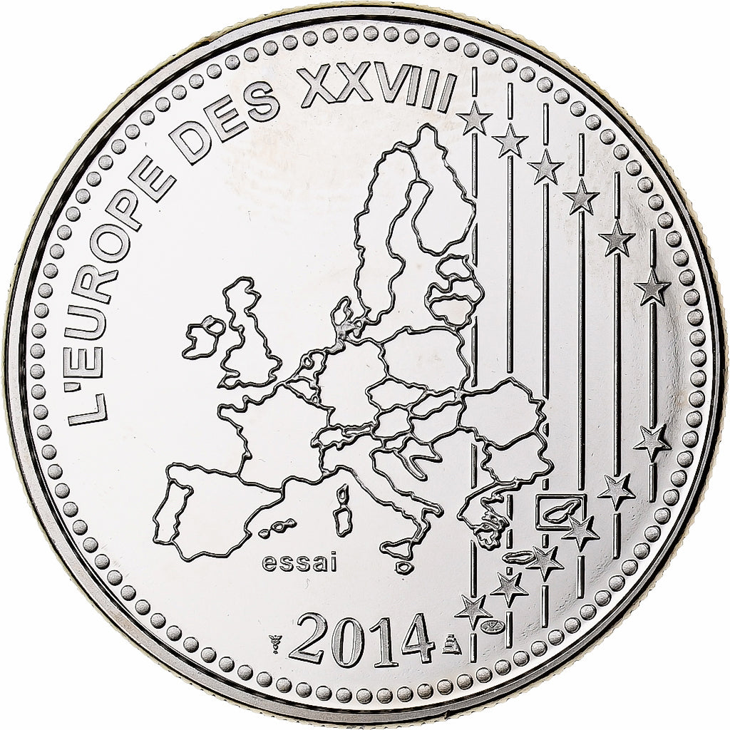 Frankreich, Medaille, L'Europe des XXVIII, Centenaire de la Grande Guerre, 2014