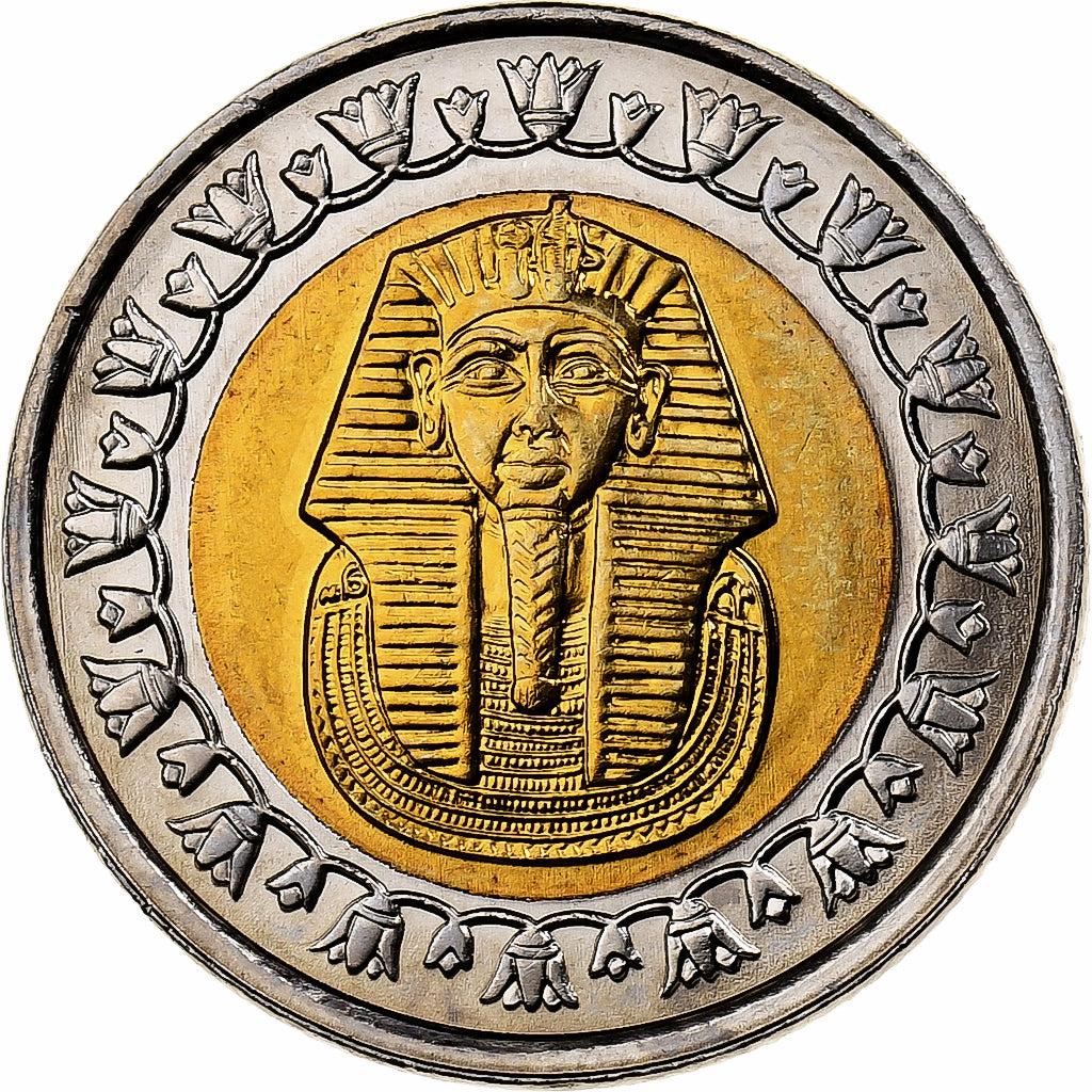 Egypt, Pound, 2005-2006, Bi-Metallic, MS(65-70)
