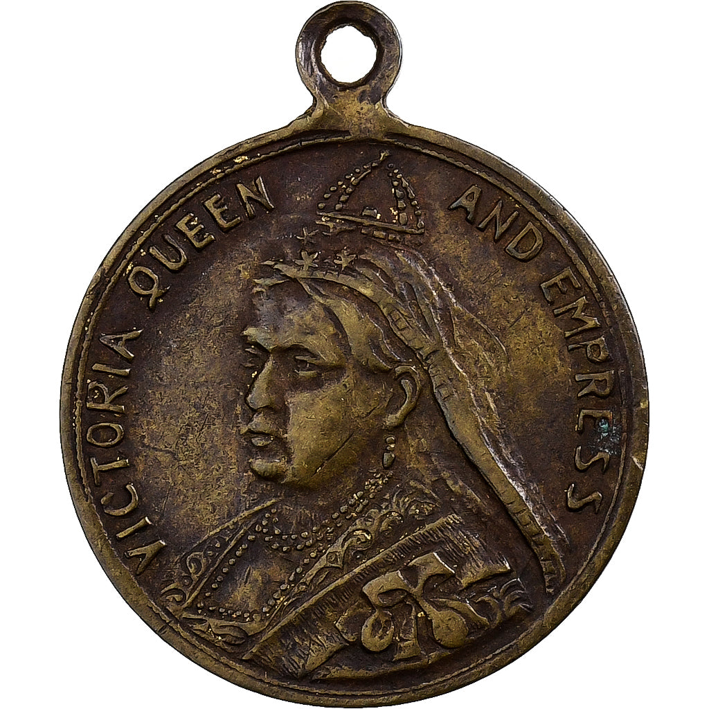 Great Britain, Medal, Queen Victoria, Brass, EF(40-45)