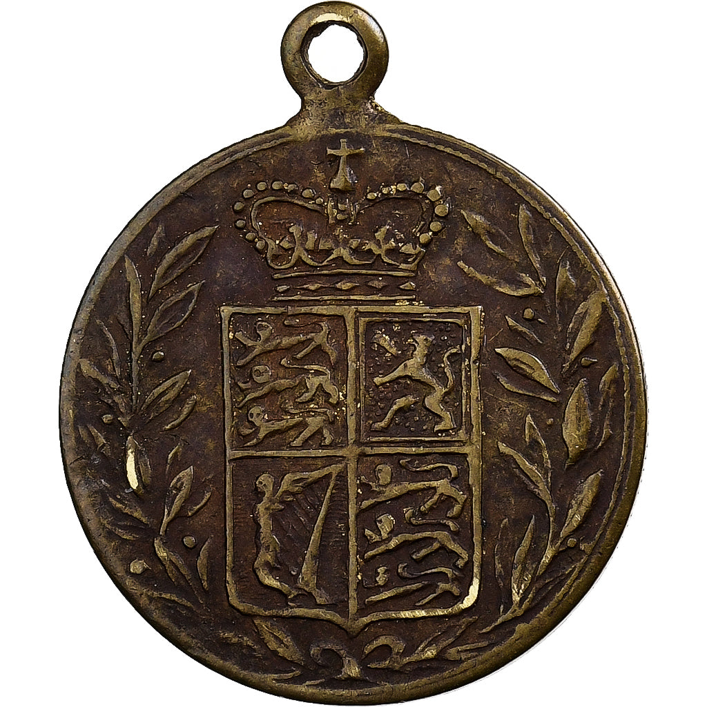 Great Britain, Medal, Queen Victoria, Brass, EF(40-45)