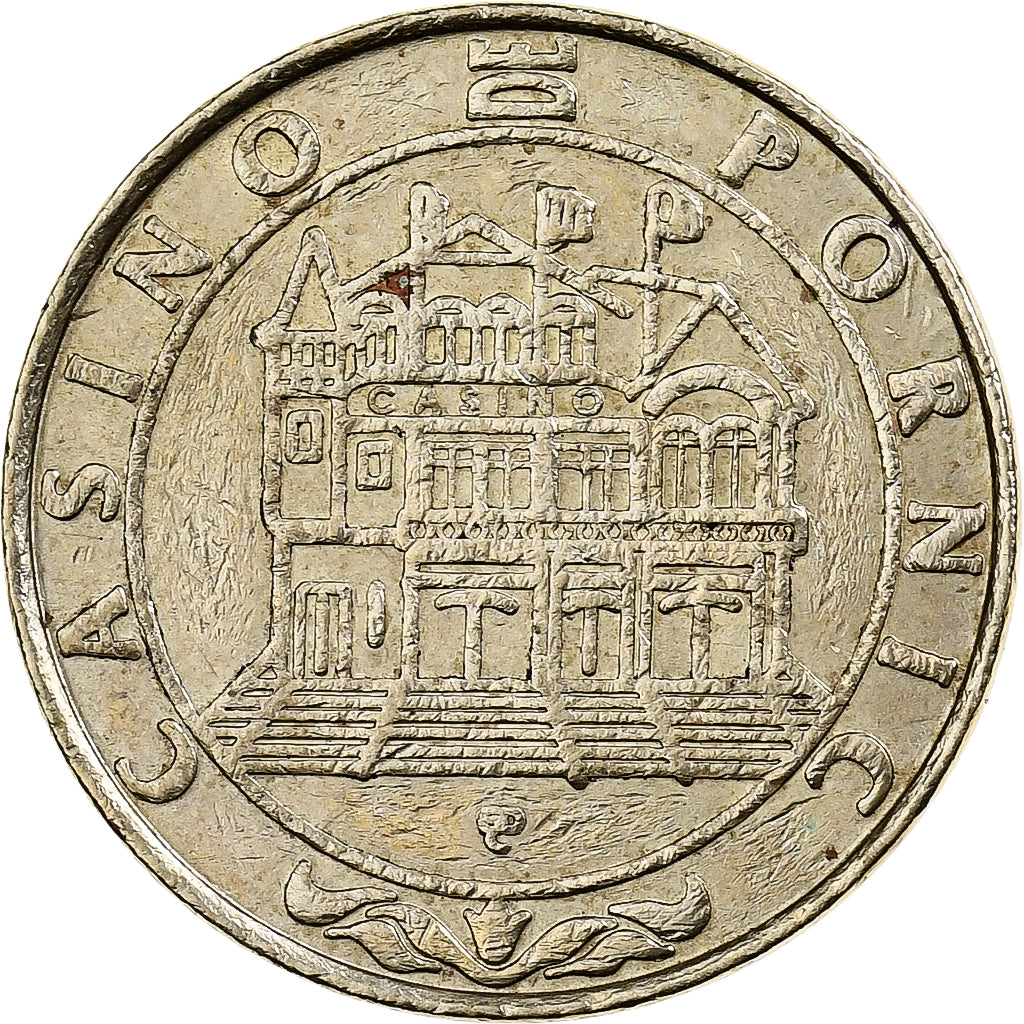 France, Jeton, Casino de Pornic, Cupro-nickel Aluminium, TTB, MDP