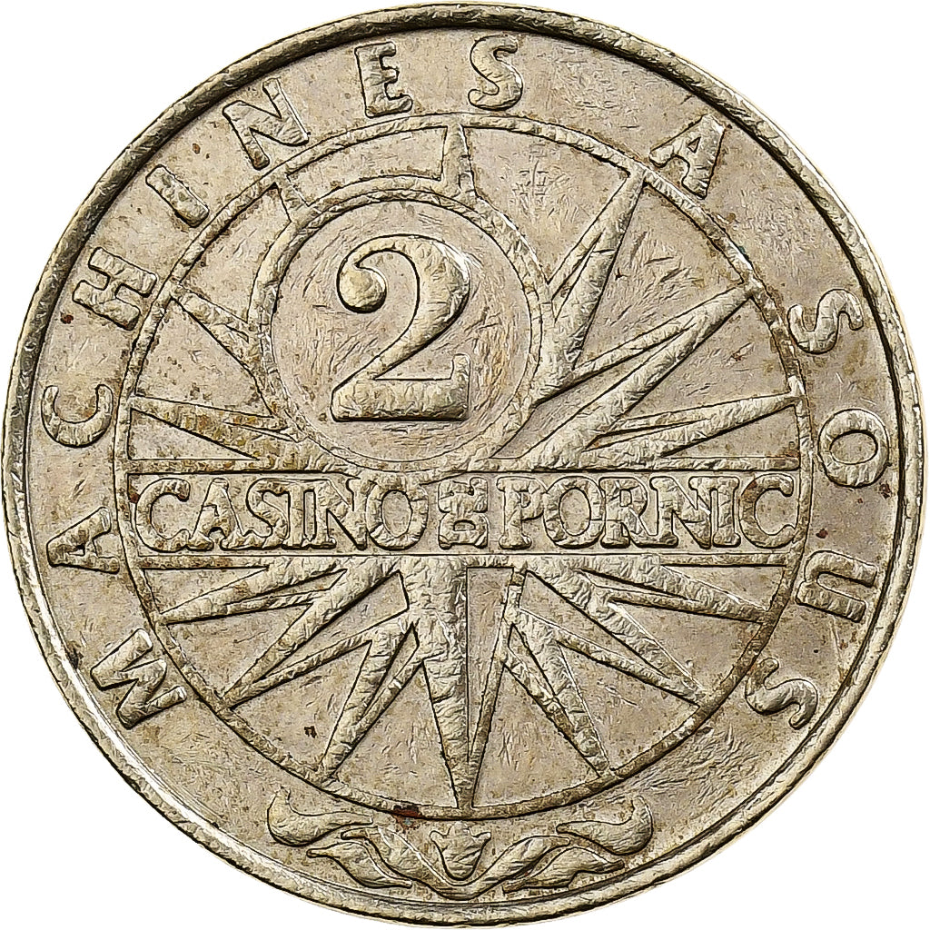 France, Jeton, Casino de Pornic, Cupro-nickel Aluminium, TTB, MDP