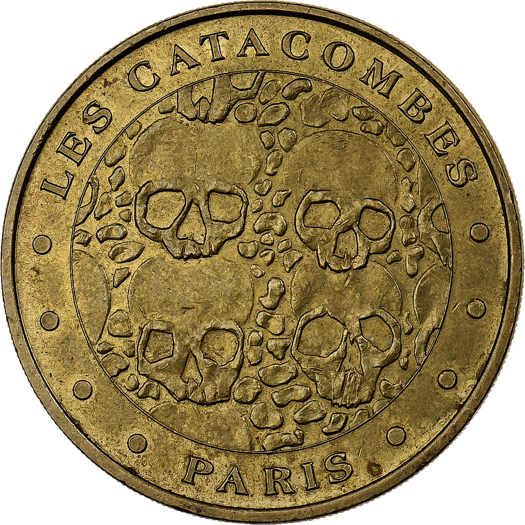 Frankreich, Tourist token, Catacombes de Paris, MDP, Nordic gold, SS+