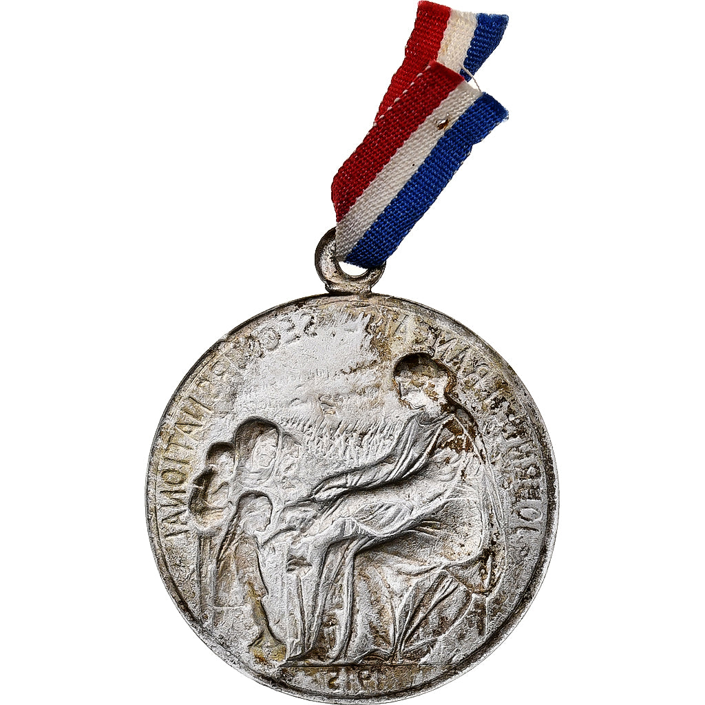 Francia, medaglia, Journée Française du Secours National, 1915, Alluminio