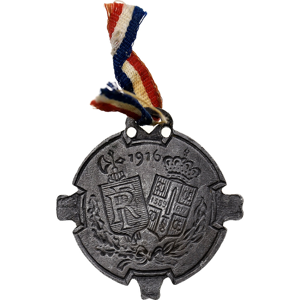 France, Gloire aux Serbes, WAR, Medal, 1916, Excellent Quality, Bargas, Silvered