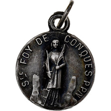France, Médaille, Sainte Foy de Conques, Bronze argenté, SUP