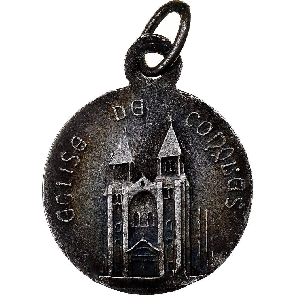 France, Médaille, Sainte Foy de Conques, Bronze argenté, SUP