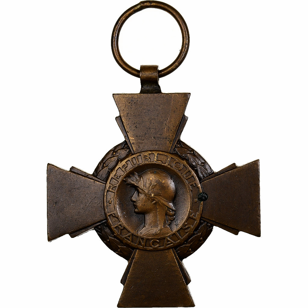 Francia, Croix du Combattant, WAR, medaglia, Ottima qualità, Bronzo dorato, 36