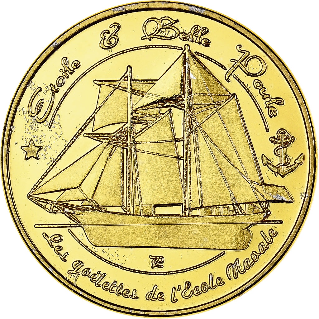 Frankreich, Medaille, 76/ Fécamp - Goélettes, Copper-Nickel-Aluminum, VZ