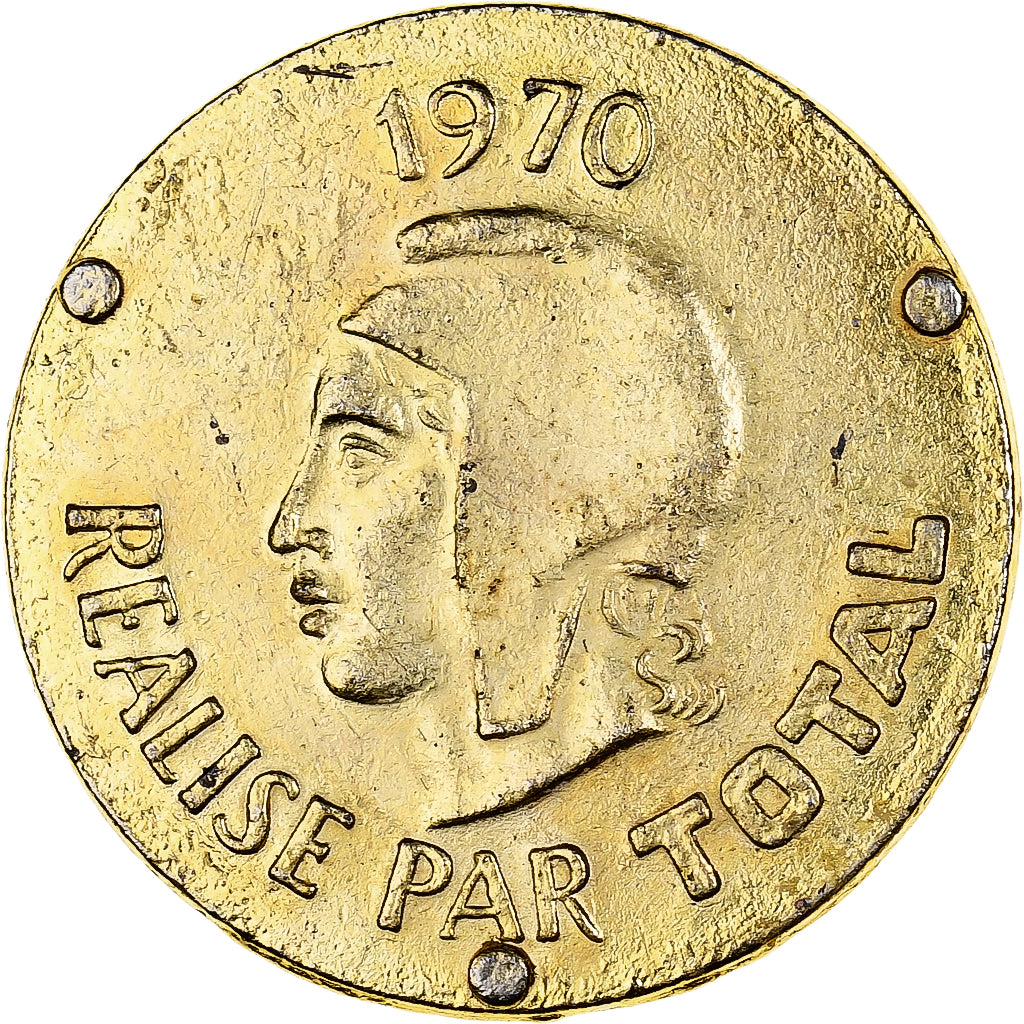 France, Token, Collection Total, Adolphe Thiers, 1970, Brass, AU(50-53)