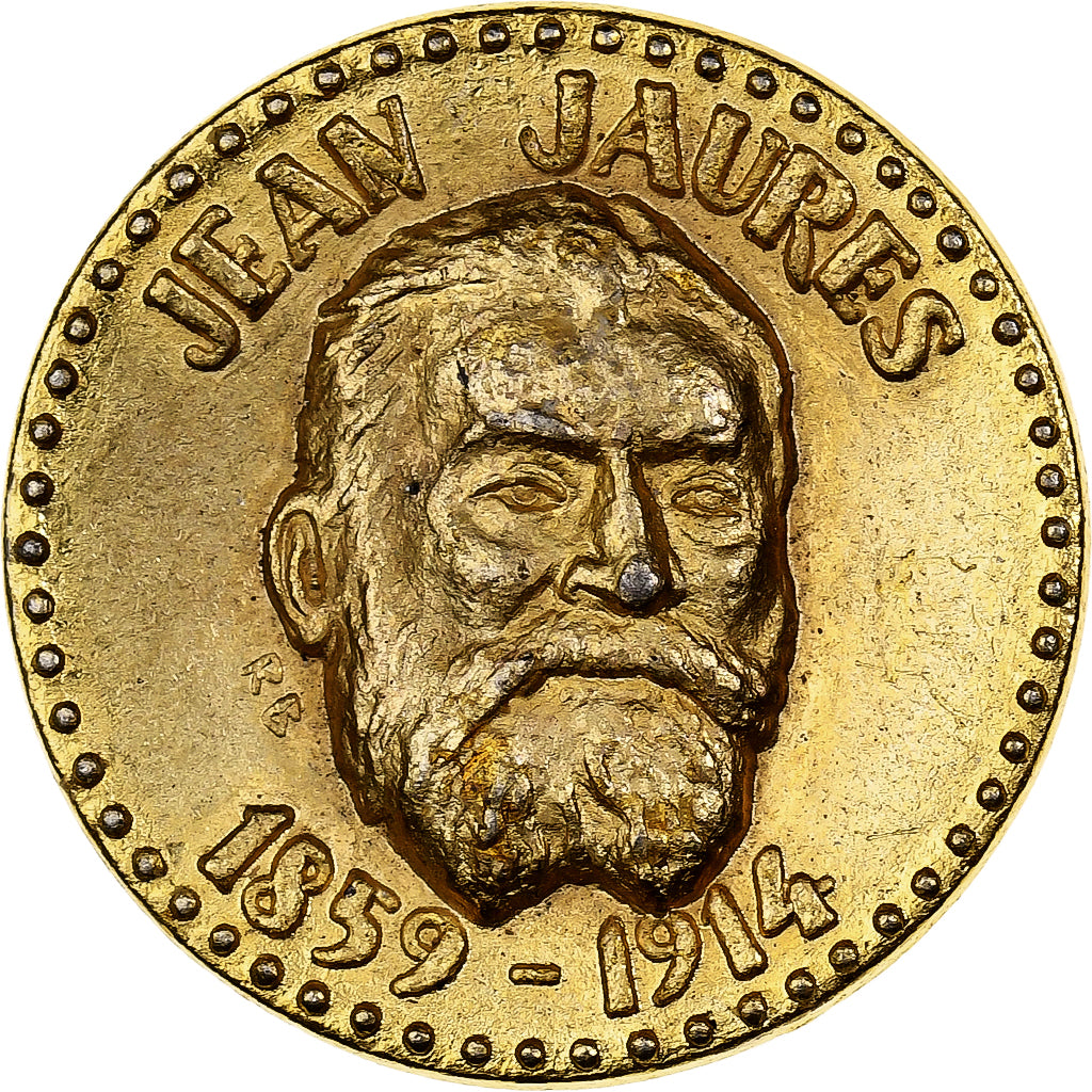 Francia, ficha, Collection Total, Jean Jaurès, 1970, Ottone, BB+