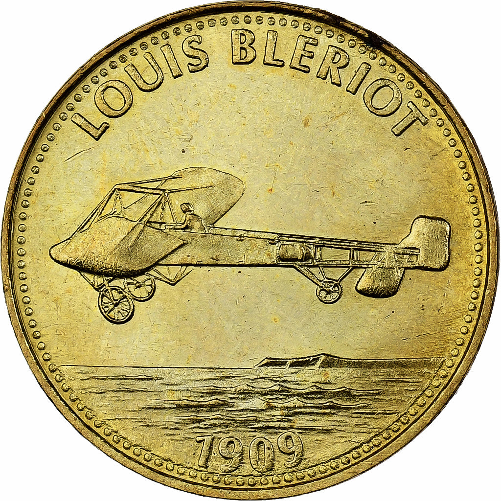 Francia, ficha, Collection Shell, Louis Blériot, Bronzo-alluminio, SPL