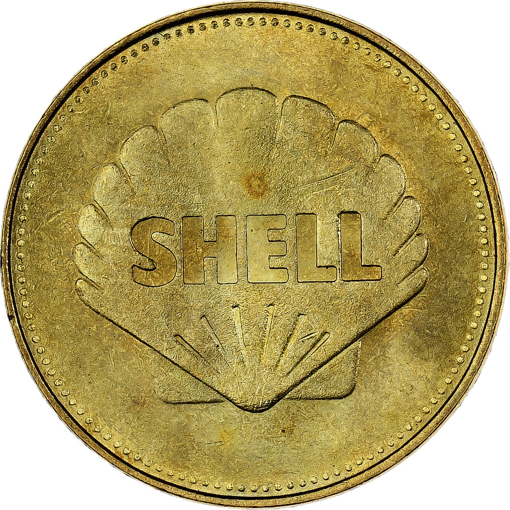 Francia, ficha, Collection Shell, Apollo 11, Bronzo-alluminio, SPL
