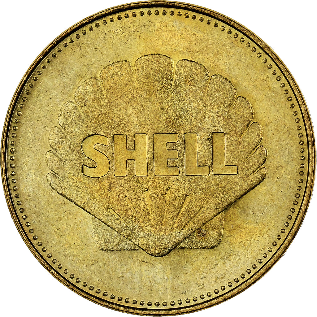 Francia, ficha, Collection Shell, Apollo 11, Bronzo-alluminio, SPL