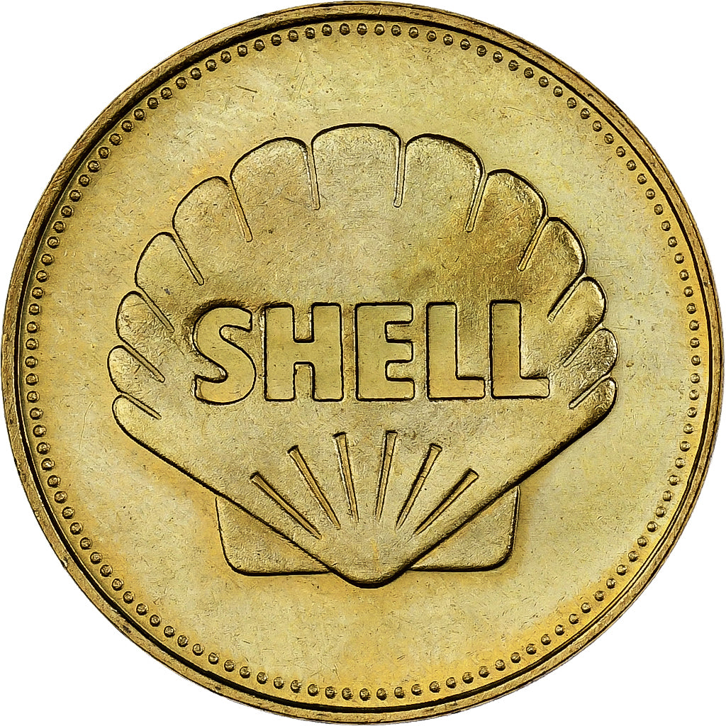 France, Token, Collection Shell, Leonardo Da Vinci, Bronze-Aluminium, MS(64)