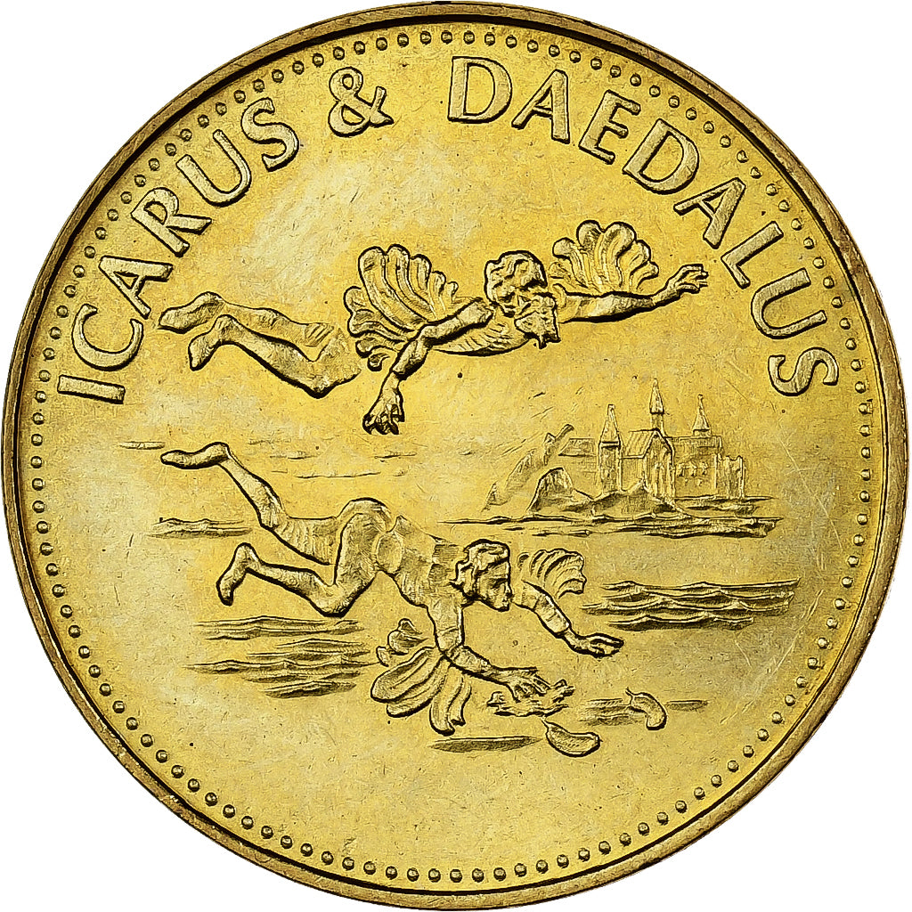 Frankreich, betaalpenning, Collection Shell, Icarus et Daedalus