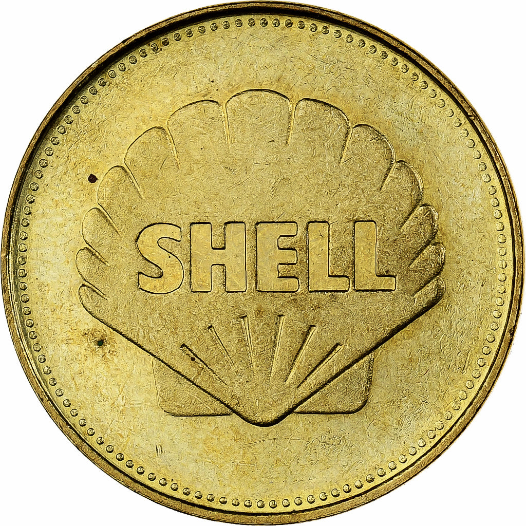 France, Jeton, Collection Shell, Sikorsky VS-300, Bronze-aluminium, SUP