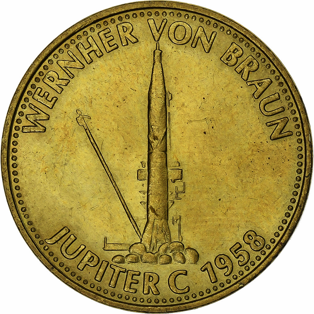 France, Token, Collection Shell, Wernher von Braun, Bronze-Aluminium, MS(60-62)