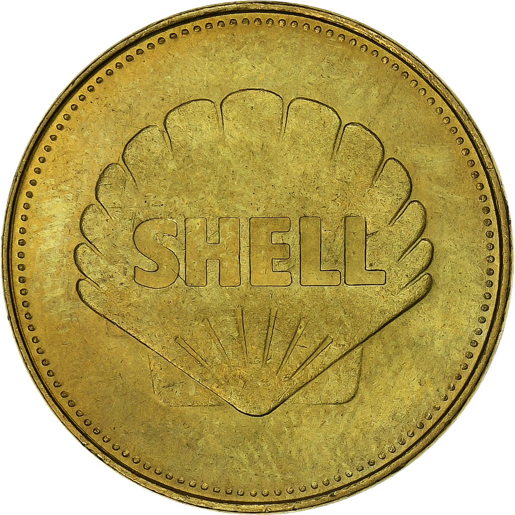 France, Token, Collection Shell, Yuri Gagarin, Vostok 1, Bronze-Aluminium