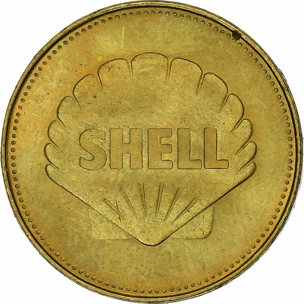 France, Jeton, Collection Shell, Yuri Gagarin, Vostok 1, Bronze-aluminium, SUP+