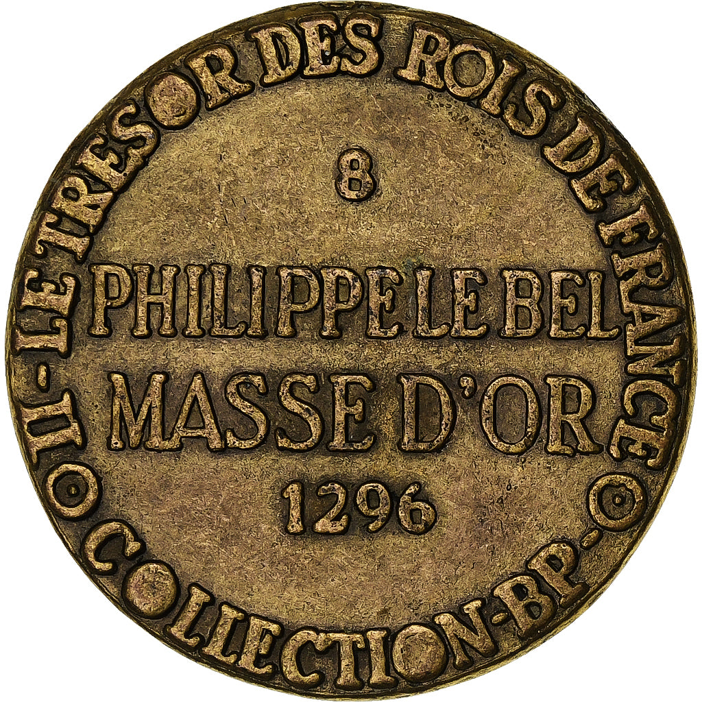 Frankreich, betaalpenning, Collection BP, Masse d'Or Philippe le Bel, Kupfer, VZ