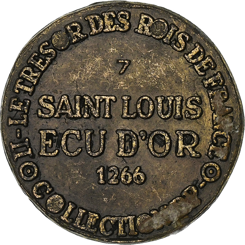 France, Jeton, Collection BP, Ecu d'Or Saint-Louis, Cuivre, TTB+