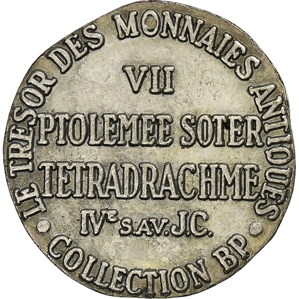 Frankreich, betaalpenning, Collection BP, Tetradrachme Ptolémée Soter, Kupfer