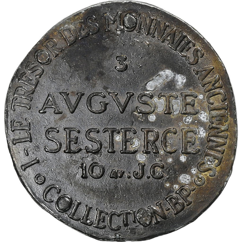 Francia, ficha, Collection BP, Sesterce d'Auguste, Rame, BB+