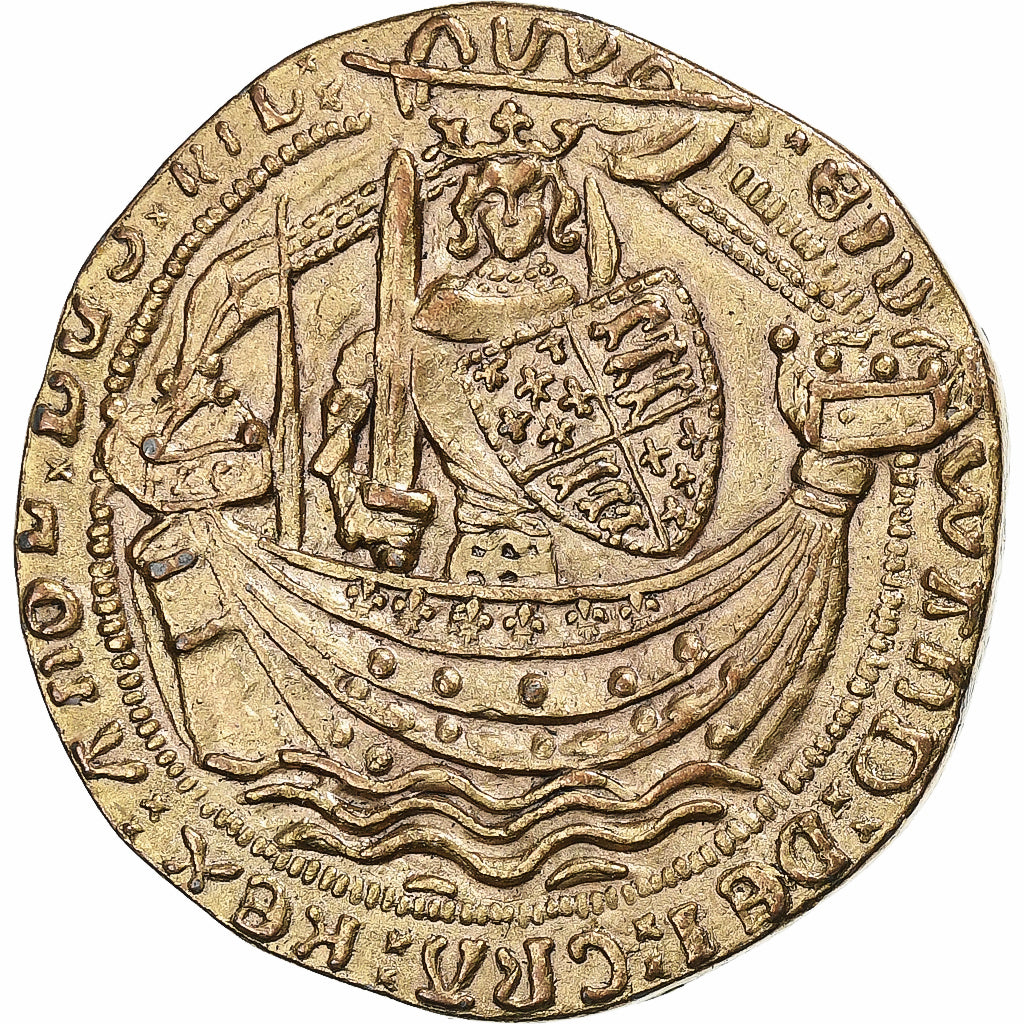 France, Token, Collection BP, Noble d'Or, Copper, AU(55-58)