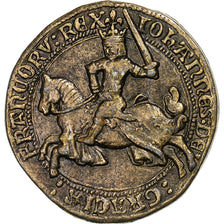 France, Token, Collection BP, Franc à Cheval, Jean Le Bon, Copper, AU(55-58)