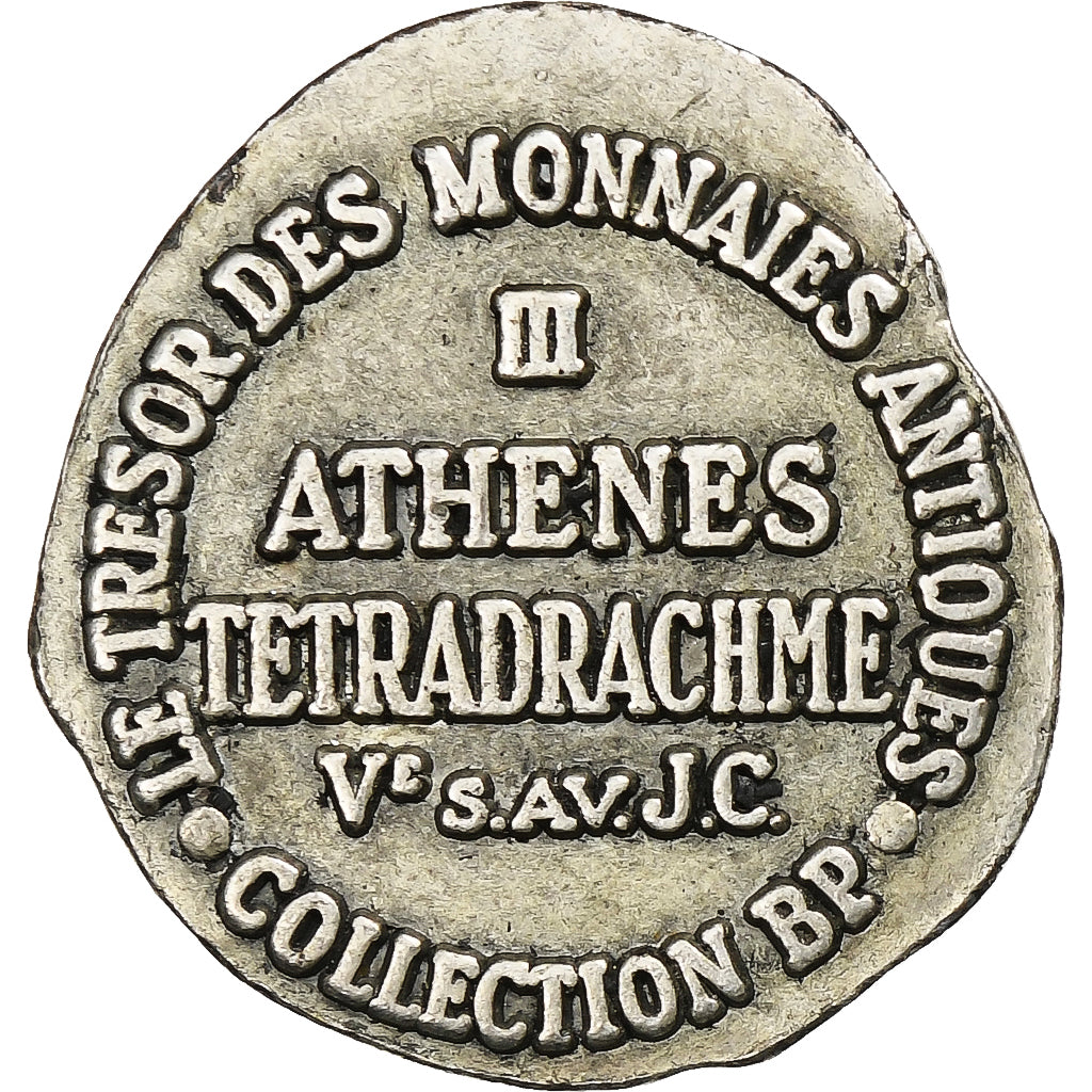 France, Token, Collection BP, Tétradrachme Athènes, Métal, AU(55-58)