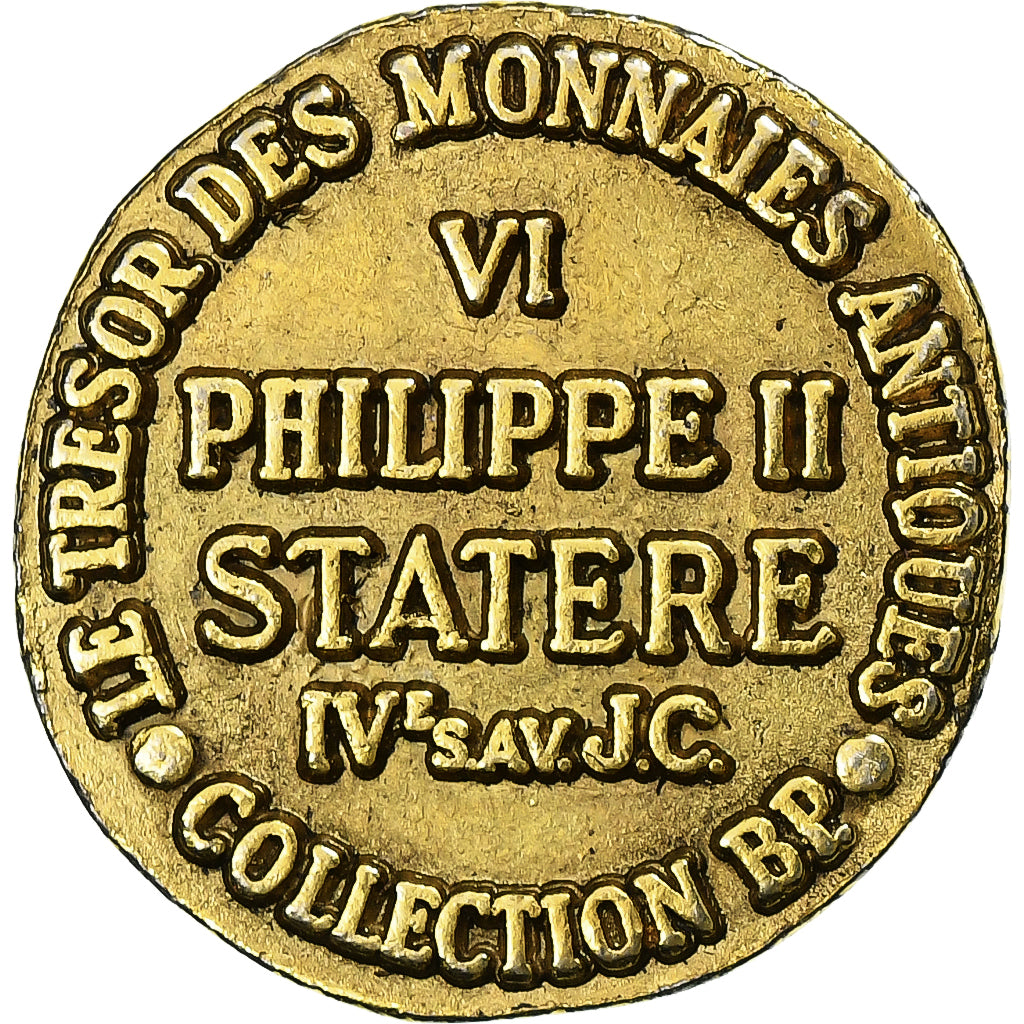 Francia, ficha, Collection BP, Statère Philippe II, Métal, SPL-