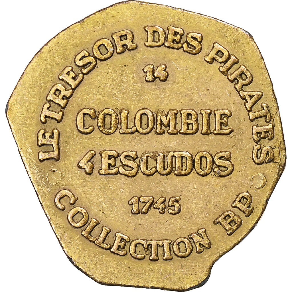France, Token, Collection BP, 4 Escudos, Métal, AU(55-58)