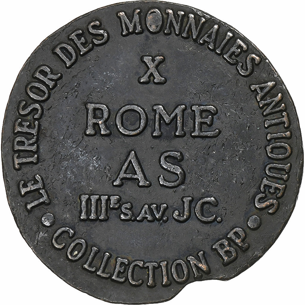 Francia, ficha, Collection BP, As de Rome, Métal, SPL-