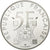 France, 5 Francs, Tour Eiffel, 1989, Paris, BE, Silver, MS(64), KM:968a