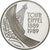 Francia, 5 Francs, Tour Eiffel, 1989, Paris, BE, Argento, FDC, KM:968a