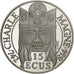 Francia, 100 Francs-15 Ecus, 1990, Paris, Charlemagne, Argento, FDC, KM:989