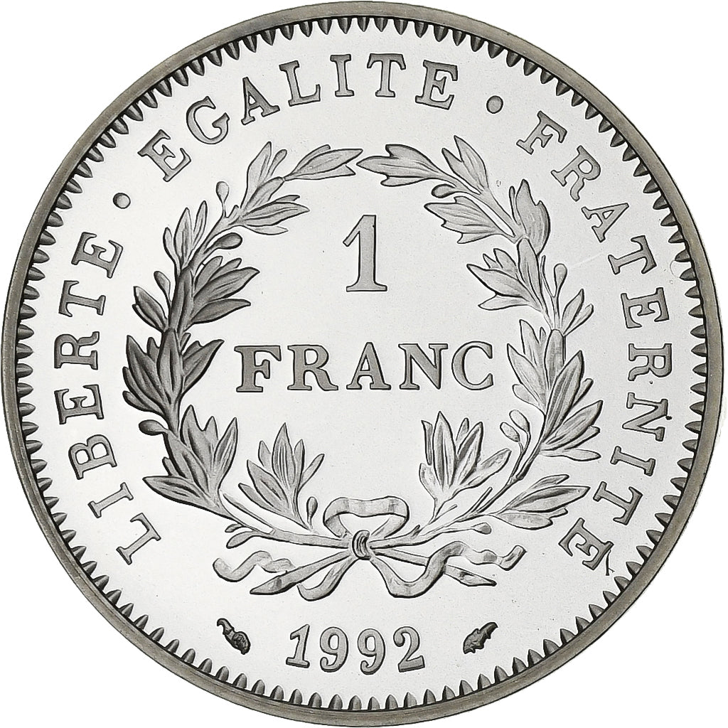 France, Franc, République, 1992, Paris, BE, Argent, FDC, Gadoury:479, KM:1005