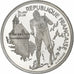 Francia, 100 Francs, 1991, JO Albertville : skieur de fond, Argento, FDC