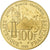 Francja, 100 Francs, Germinal, 1985, Monnaie de Paris, BE, Złoto, MS(65-70)