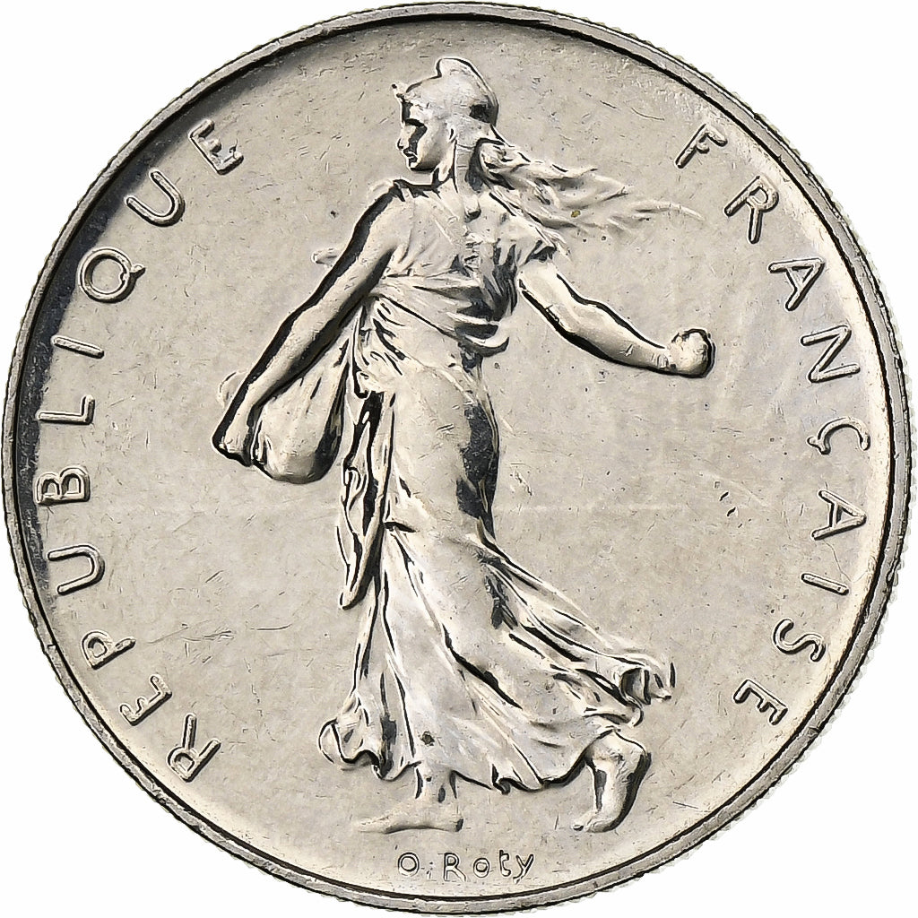 Frankreich, Semeuse, Franc, 2001, Monnaie de Paris, BU, STGL, Nickel, KM:925.1