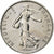 França, 1/2 Franc, Semeuse, 2001, Paris, Série FDC.BU, Níquel, MS(65-70)