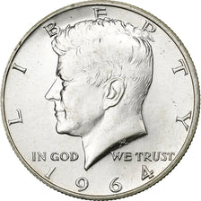 United States, Half Dollar, Kennedy Half Dollar, 1964, U.S. Mint, Silver