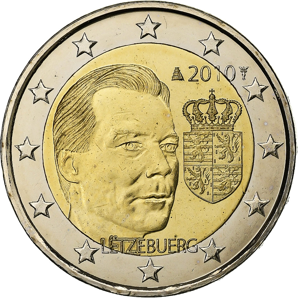 Luxemburg, 2 Euro, Grand-Duc Henri, 2010, Utrecht, Special Unc., STGL