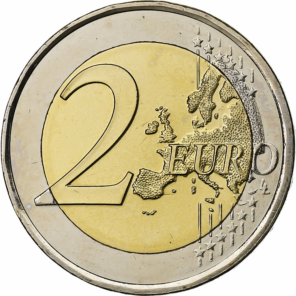 Luxemburgo, 2 Euro, 2010, Bimetálico, MS(65-70), KM:New