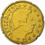 Luxemburgo, 20 Euro Cent, 2010, MS(65-70), Latão, KM:90