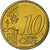 Luxemburgo, 10 Euro Cent, 2010, MS(65-70), Latão, KM:89