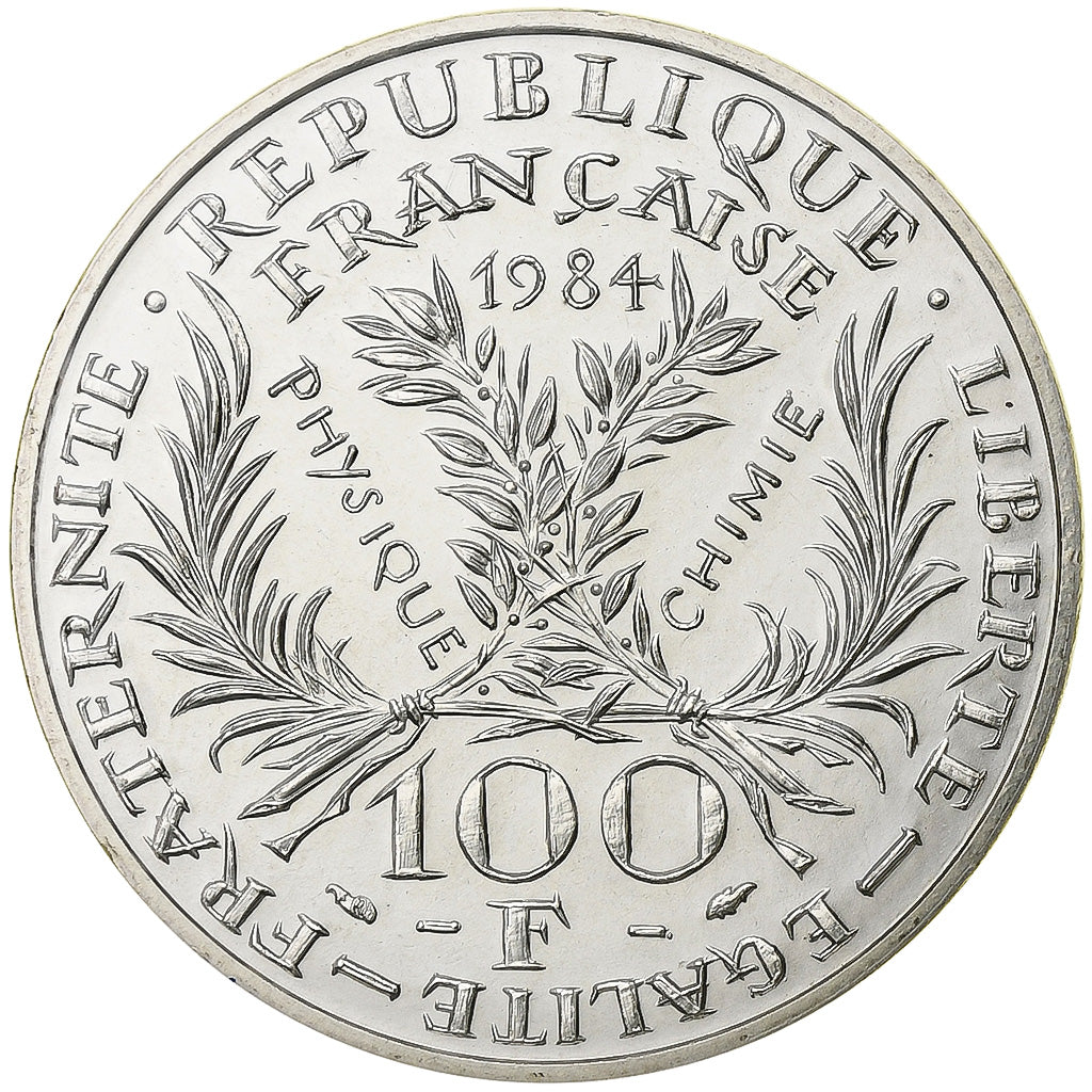 France, 100 Francs, Marie Curie, 1984, Paris, Argent, FDC, Gadoury:899, KM:955