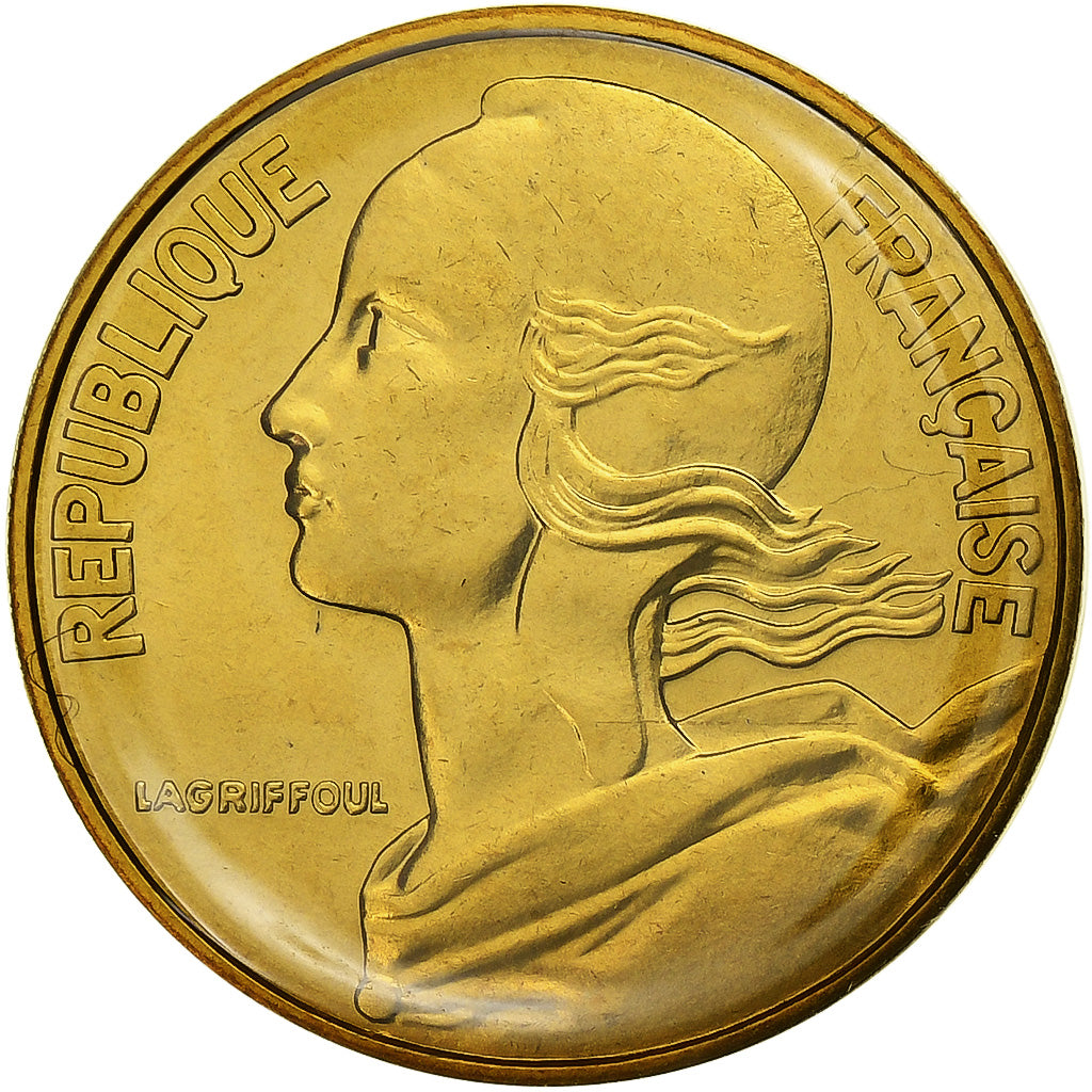 Moeda, França, Marianne, 20 Centimes, 1984, Paris, série FDC, MS(65-70)